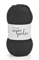 Пряжа Super perle Yarnart-30 чорний