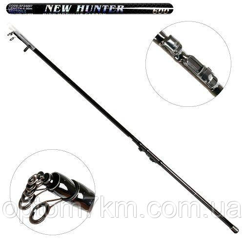 Вудка з кільцями "New hunter" 6 м