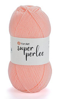Пряжа Super perle Yarnart-37 персик