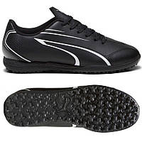 Футбольні сороконіжки PUMA VITORIA TT Youth 107487-01, Чорний, Розмір (EU) — 34.5