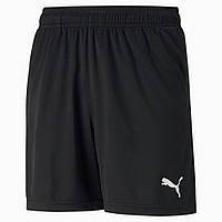 Шорти футбольні дитячі Puma Teamrise чорні 657337-03, Чорний, Розмір (EU) — 128 cm