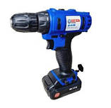 Акумуляторний дриль-шурупокрут Вітязь ДА-18-2 ЛН з великим набором інструментів, фото 3