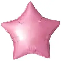 Фольгована кулька зірка рожевий 18" Китай