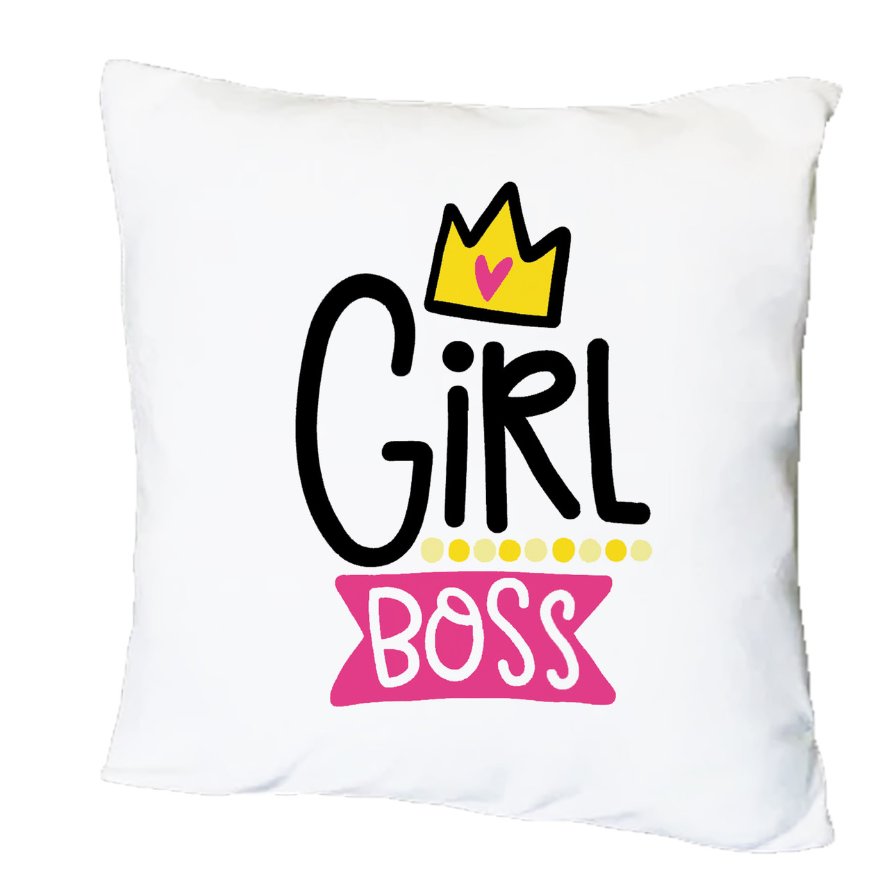 Подушка з друком "Girl boss" (26126), фото 1
