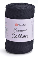Пряжа Macrame Cotton-750 чорний