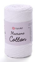 Пряжа Macrame Cotton-751 білий