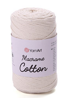 Пряжа Macrame Cotton-752 молочний