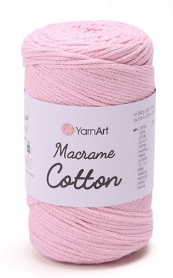 Пряжа Macrame Cotton-762 рожевий, фото 1