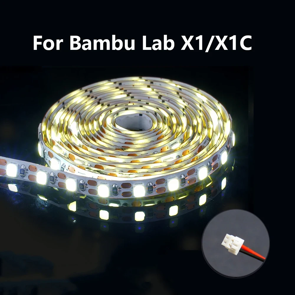 LED-підсвітка для Bambu Lab X1 Series, 5V, 120 LED, 150cm, PH1.25-2pin / Світлодіодна стрічка самоклейна