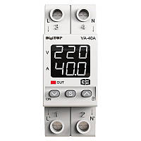 Реле напруги - 40А з контролем струму – VA-40A M2W DigiTOP