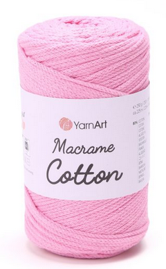 Пряжа Macrame Cotton-779 рожевий, фото 1
