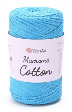 Пряжа Macrame Cotton-780 бірюза, фото 1