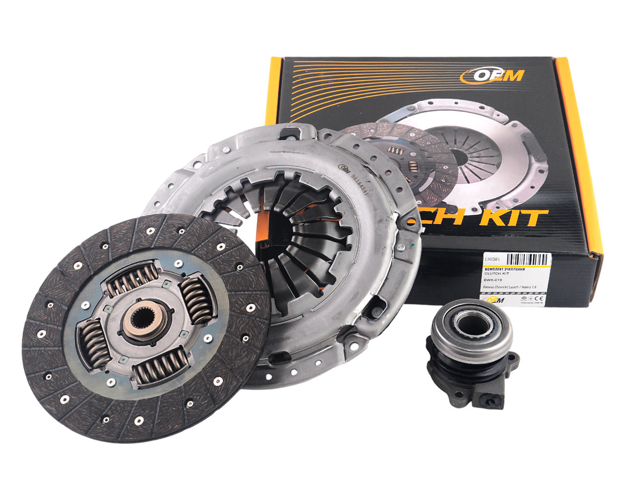 Комплект зчеплення Daewoo Chevrolet Lacetti, Nubira 1.8 (диск натискний, ведений, підшипник), фото 1