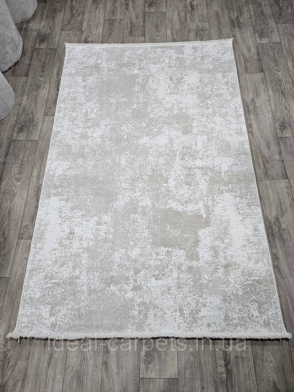 Килим 1.5*2.3м Mono 0852 Крем Мармур