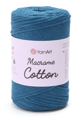 Пряжа Macrame Cotton-789 петроль, фото 1