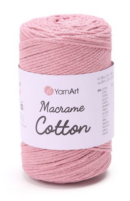 Пряжа Macrame Cotton-792 пильна троянда, фото 1