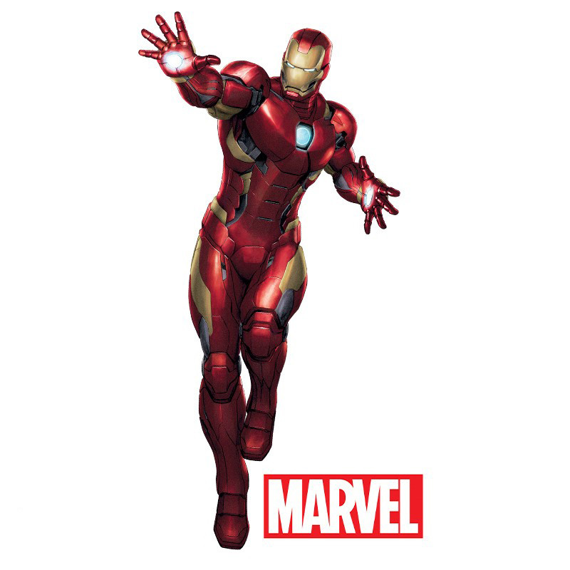 Наклейки інтер'єрні MARVEL Iron Man (Залізна людина) 183 x 85 см, фото 1
