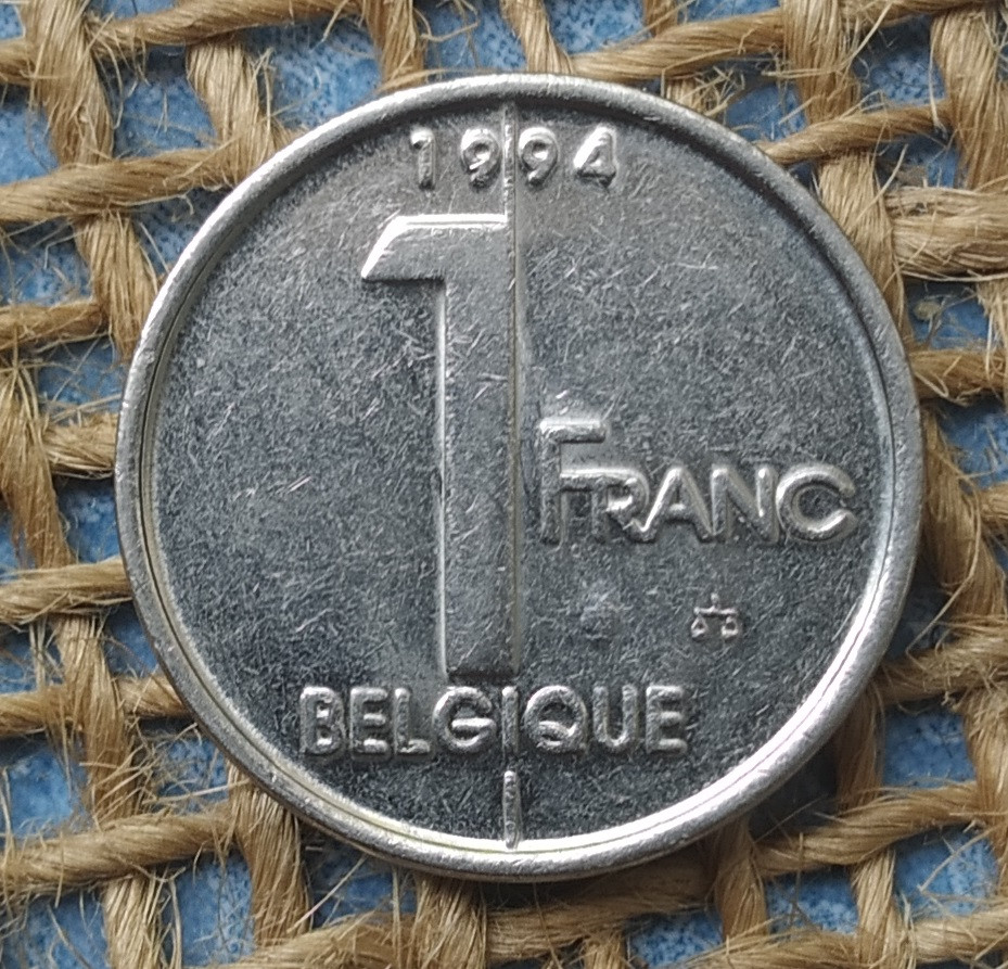 1 франк 1994 року. Бельгiя