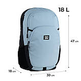 Рюкзак GoPack Education Teens 185L-4 блакитний, фото 3