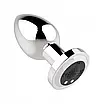 Анальна пробка з вібро Rechargeable Butt Plug USB 10 Functions - Silver, фото 4