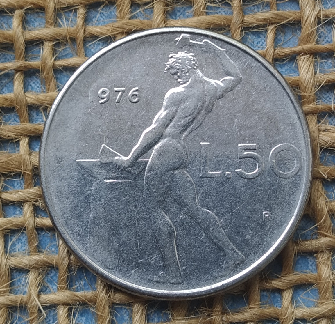 50 лiр 1976 року. Iталiя