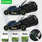 Газонокосарка електрична Wuber 1200 Вт 30 л (Польща), фото 4