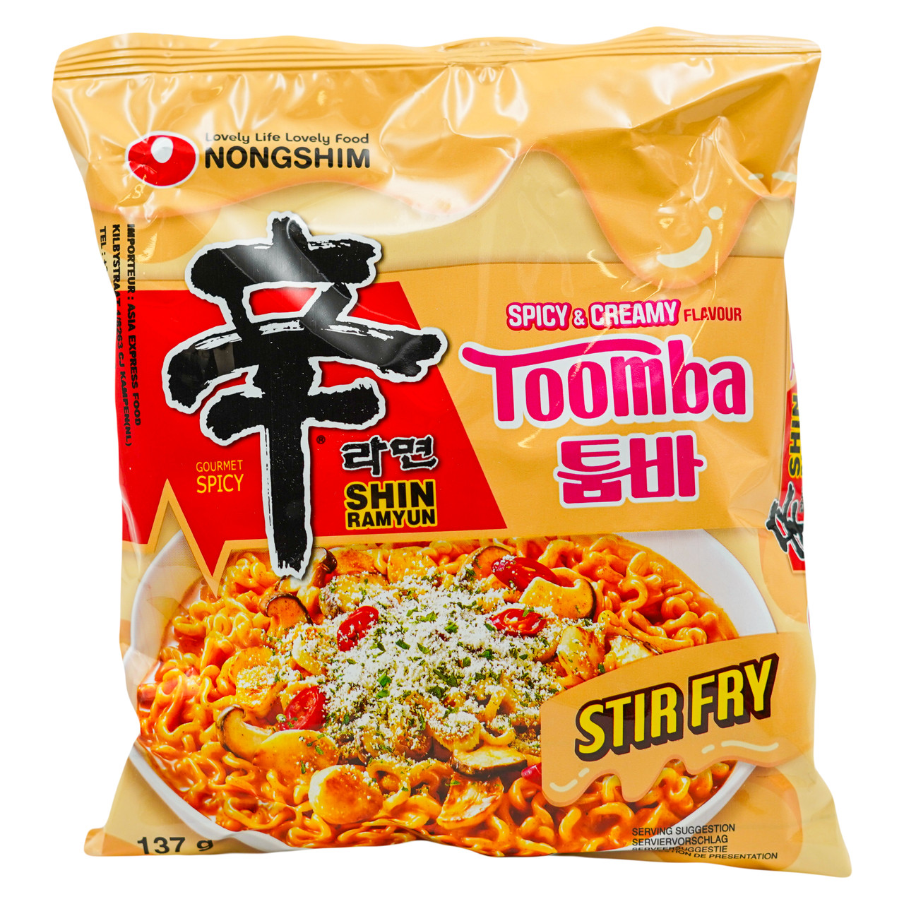 Локшина швидкого приготування Spicy & Creamy Toomba NONGSHIM 137 г