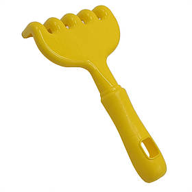 Дитячі іграшкові грабельки "Г-5" Colorplast 1-107 розмір 18,5 см Жовтий, Toyman