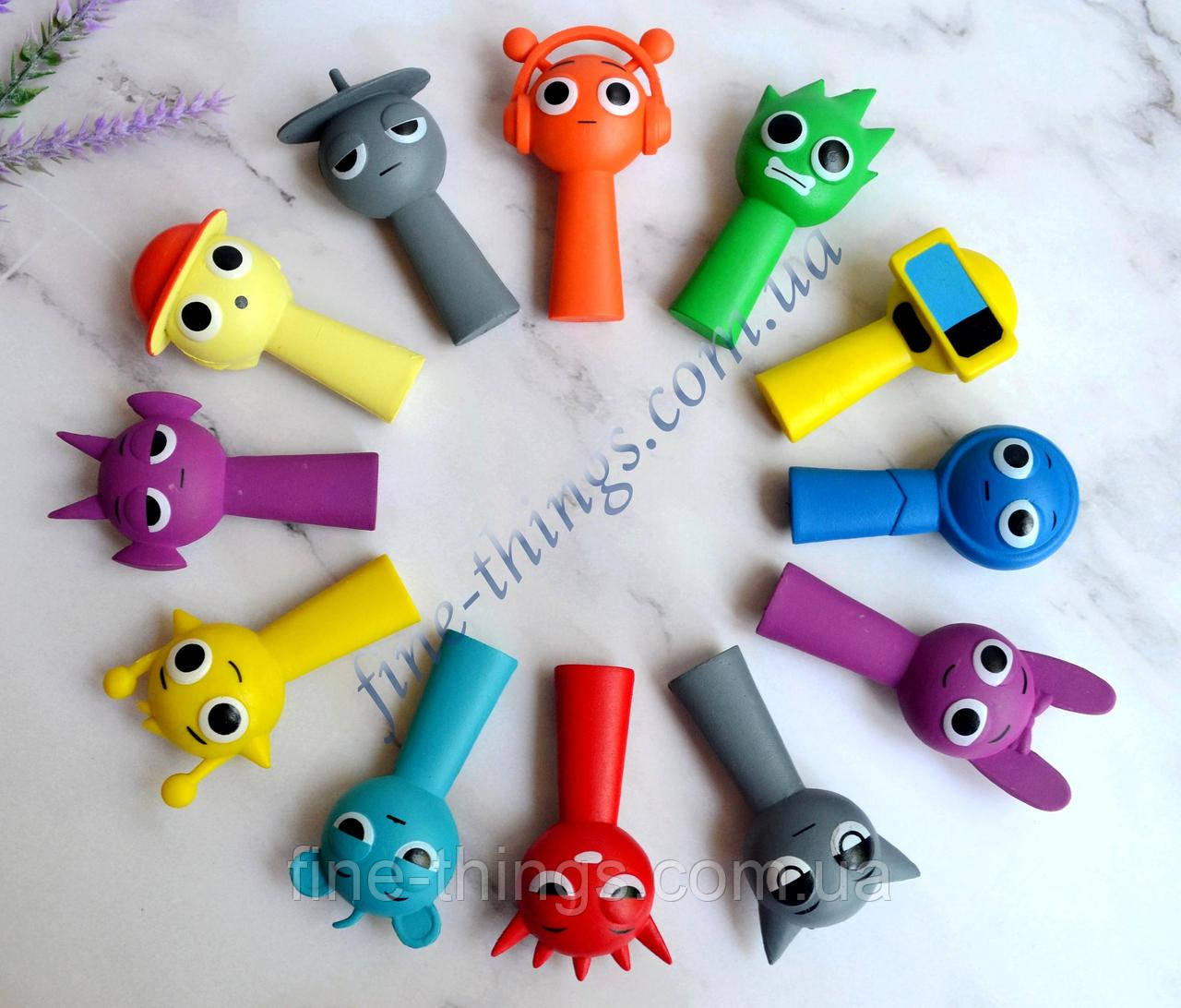 Фігурки Спрунки Sprunki Toy Incredibox, набір міні іграшок спрункі 12 шт., фото 1