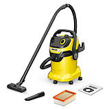Пилосос Karcher WD 5 V-25/5/22 (1.628-300.0) ( Жовтий ) DS, фото 2