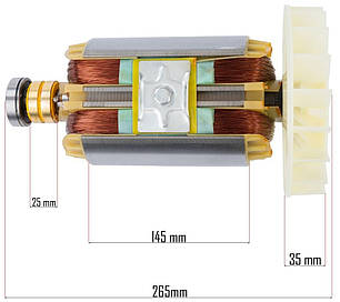 Ротор для генератора Powermat бензиновий PM-AGR 6500-WI, фото 2