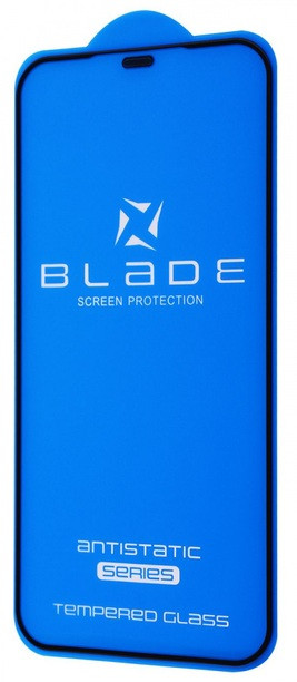 Захисне скло iPhone 12 Pro Max (6.7) black frame Blade Antistatic