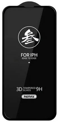 Захисне скло iPhone 13/13 Pro/14 (6.1) black frame GL-27 Remax, фото 3