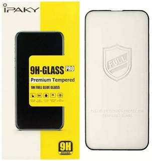Захисне скло iPhone 14 black frame iPaky, фото 1