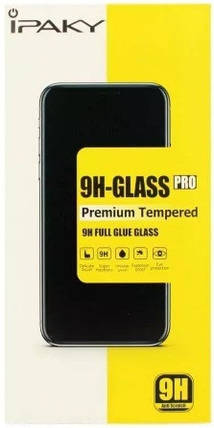 Захисне скло iPhone 14 black frame iPaky, фото 4