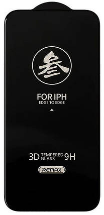 Захисне скло iPhone 14 Pro (6.1) black frame GL-27 Remax, фото 3