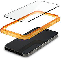 Захисне скло iphone 14 Pro Max Spigen Glas tR Align Master FC (2 Pack) Black, фото 3