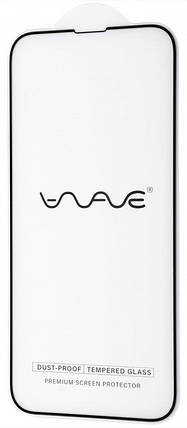 Захисне скло iPhone 14+ (6.7) black frame Wave Dust-Proof, фото 3