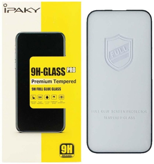 Захисне скло iPhone 15 (6.1) black frame iPaky