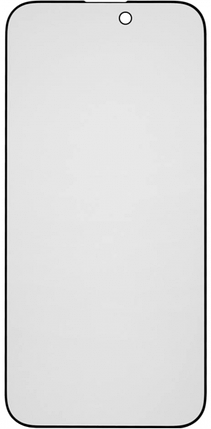 Захисне скло iPhone 15 Pro Max (6.7) black frame 9H Doberman, фото 3
