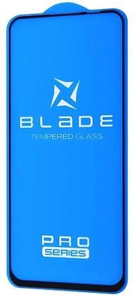 Захисне скло Huawei P40 Lite E/Honor 8C black frame Blade Pro, фото 1