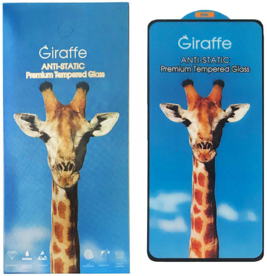 Захисне скло Motorola G84 black frame Giraffe Antistatic