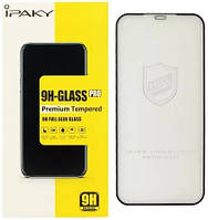 Захисне скло iPhone 12 Pro Max (6.7) black frame iPaky