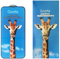 Захисне скло iPhone 13 Pro Max/14+ (6.7) black frame Giraffe Antistatic