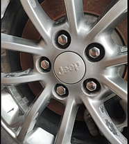 Ковпачки (заглушки) в литі диски Jeep (Джип) 64 мм Хром, фото 4