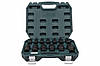 Набір головок торцевих ударних GUT MECHANIC 1/2" 10-32MM L-78MM 13ШТ, фото 3