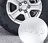 Ковпачки (заглушки) в литі диски Jeep (Джип) 64 мм Хром, фото 6