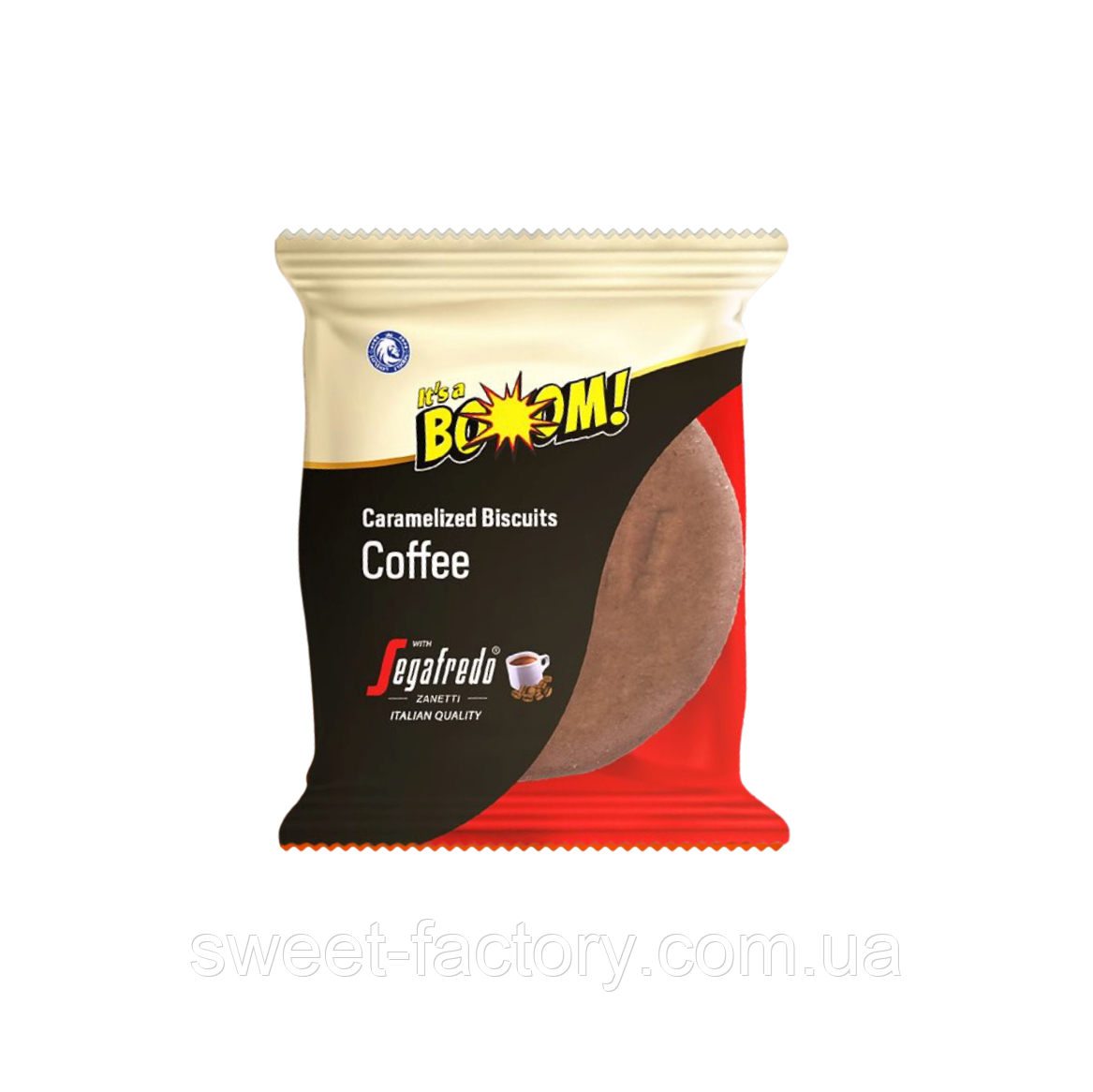 Печиво It's a Boom Caramelized Biscuits Coffee Segafredo 25g, фото 1