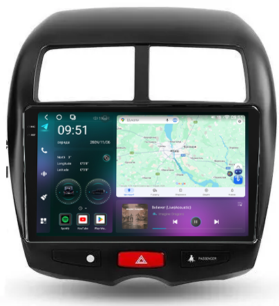 Штатна магнітола Mekede M7 Plus Citroen C4 AirCross (2012-2017) CarPlay QleD