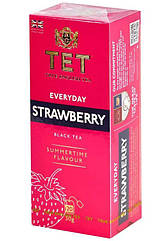 Чай чорний з полуницею TET Everyday Strawberry 20 пакетиків